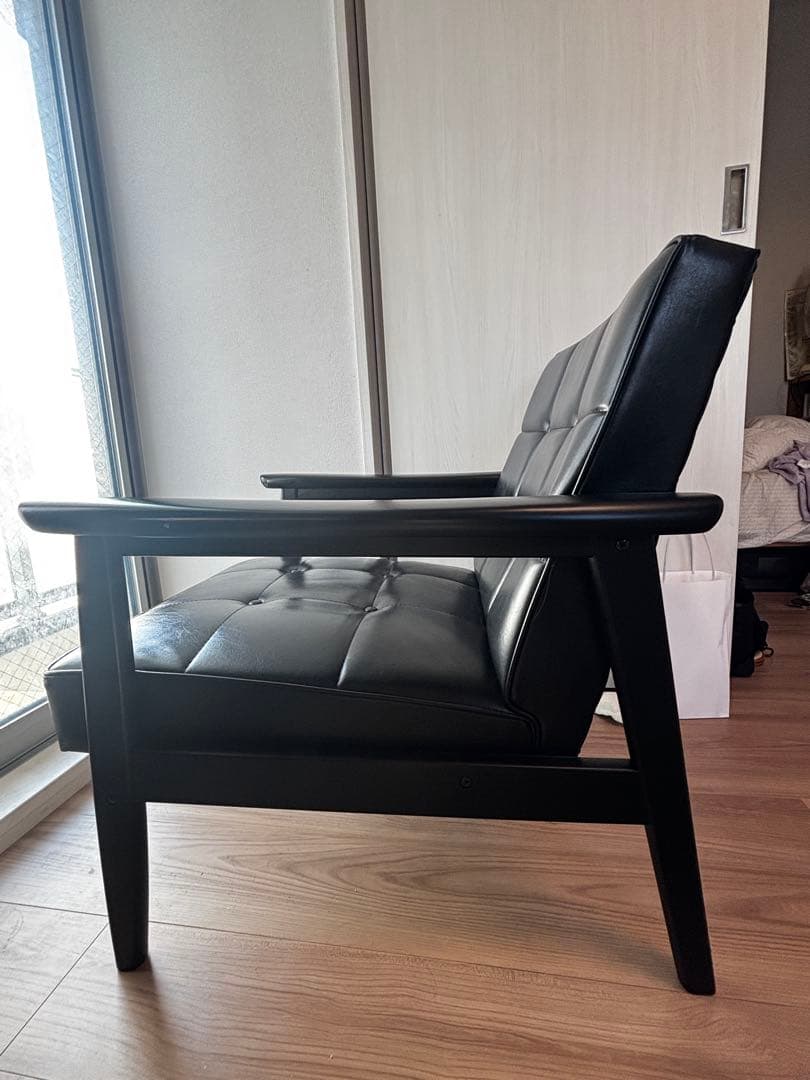 【美品】カリモク60 kチェア ブラックブラック