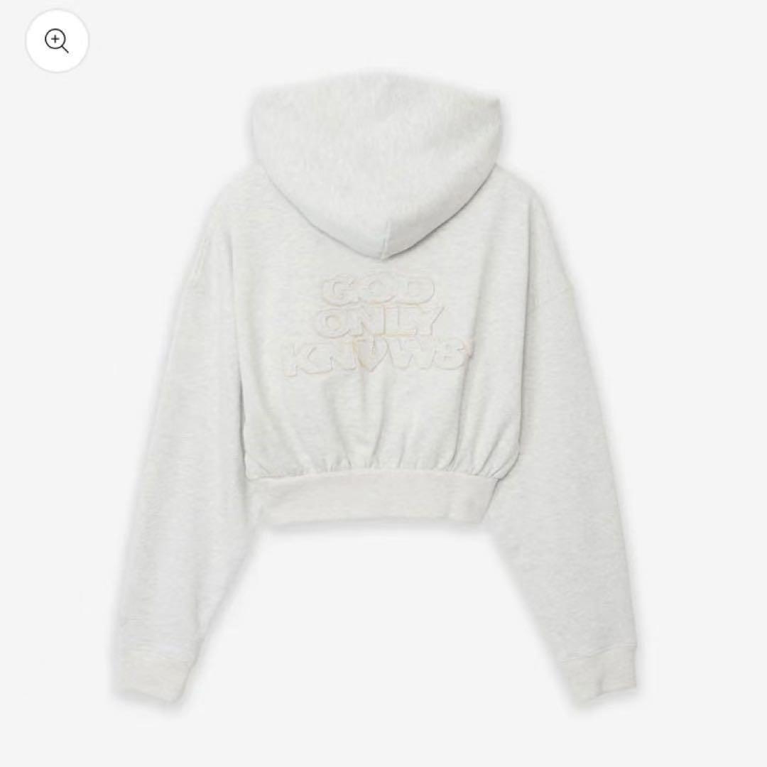 GOD ONLY KNOWS クロップドスウェットフーディー