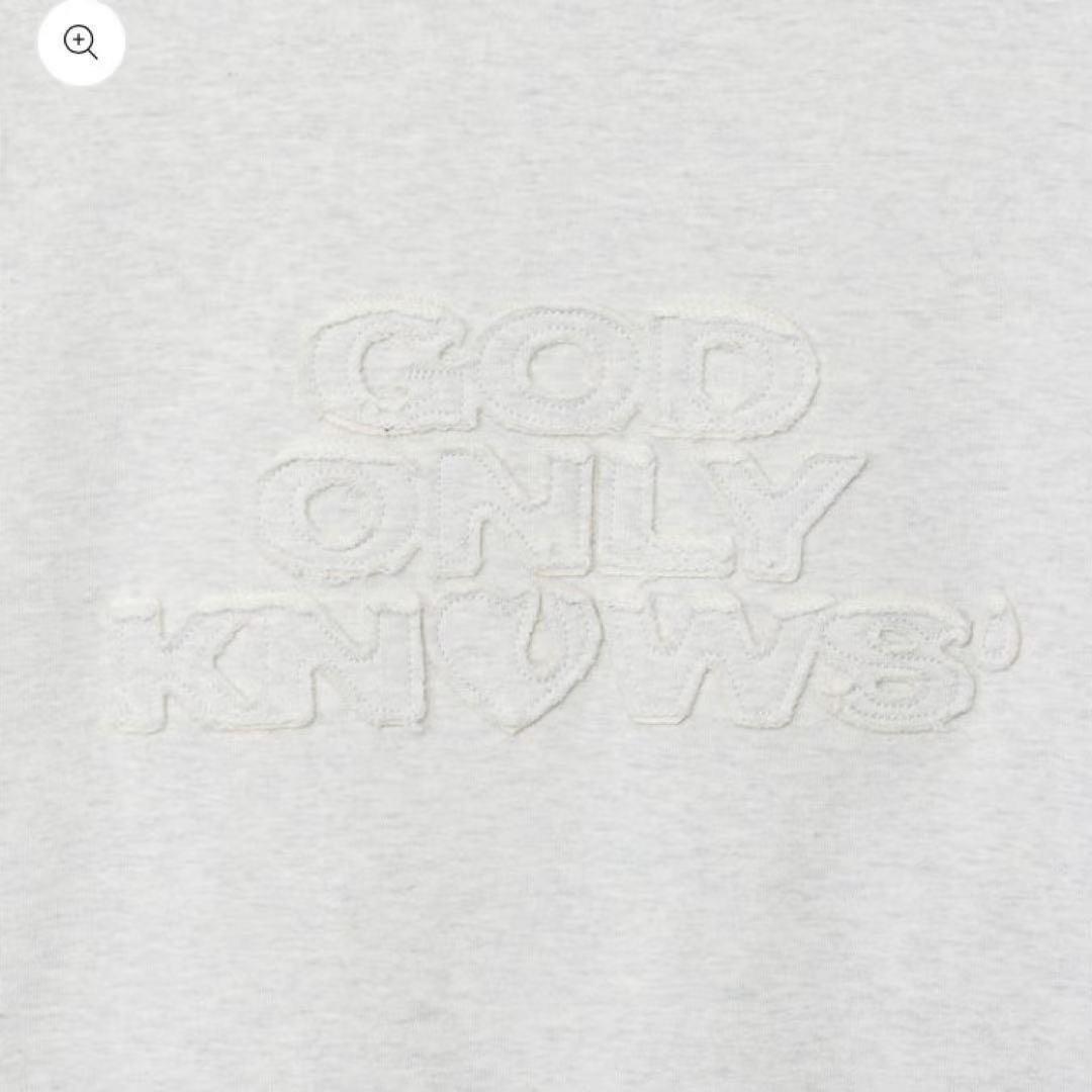 GOD ONLY KNOWS クロップドスウェットフーディー
