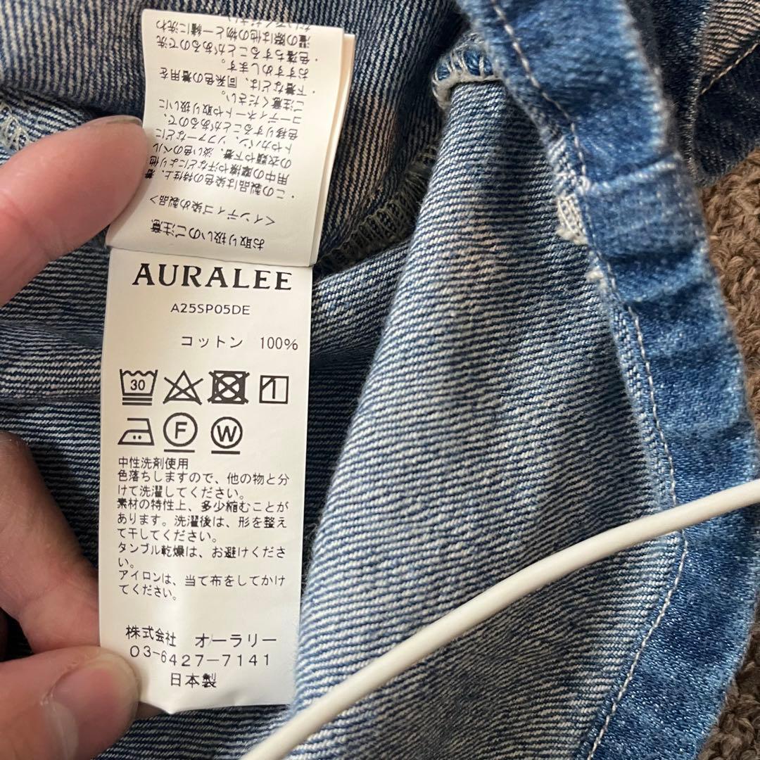 定価5.5万Auralee Selvedge faded denim 0