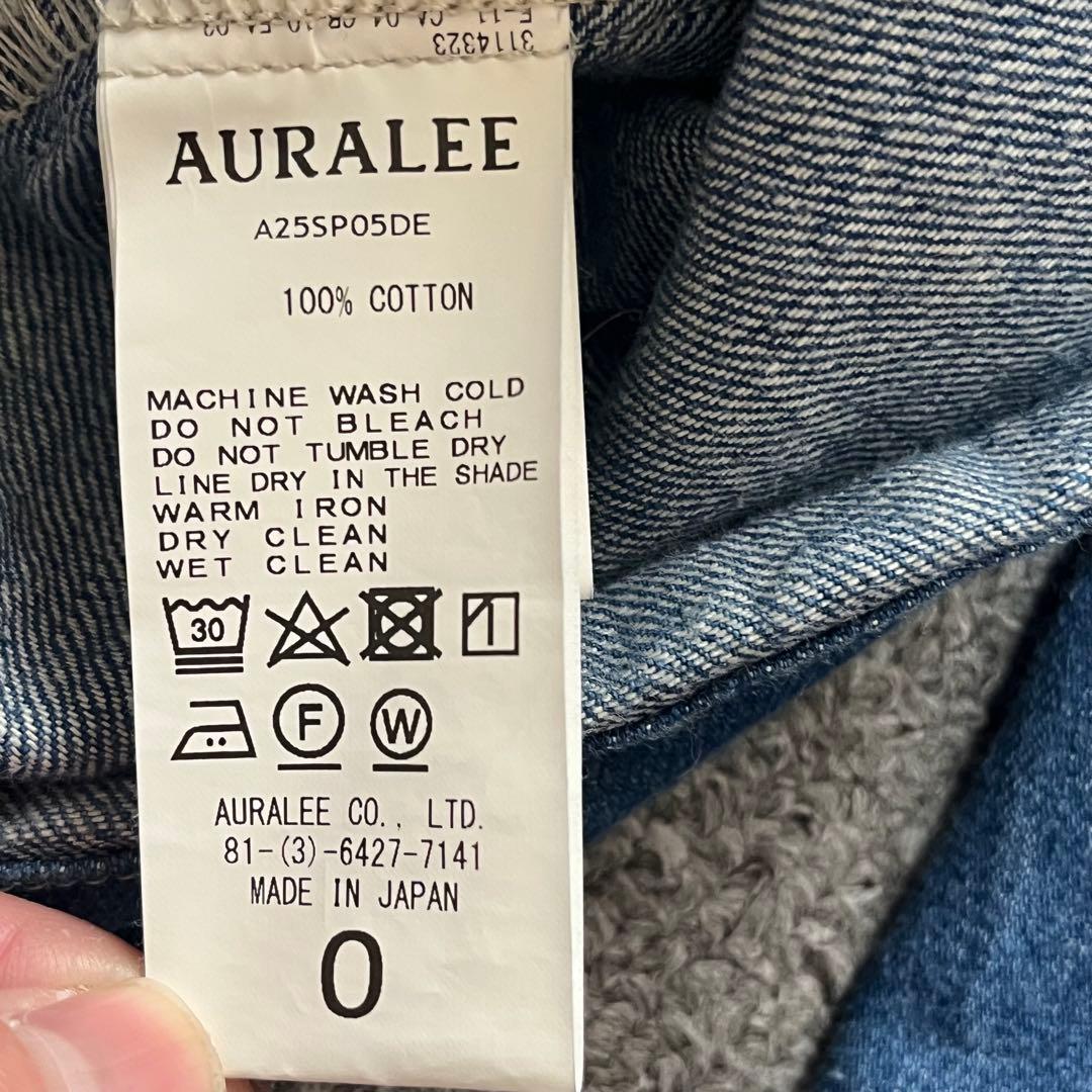 定価5.5万Auralee Selvedge faded denim 0