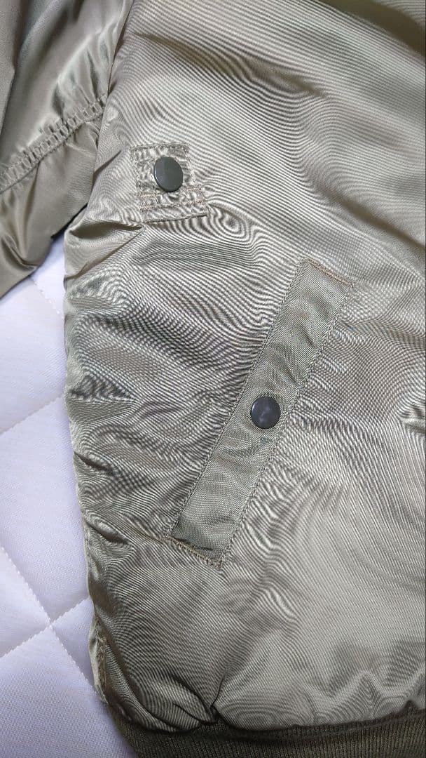 ALPHA INDUSTRIES B-15襟ボア フライトジャケット Lサイズ