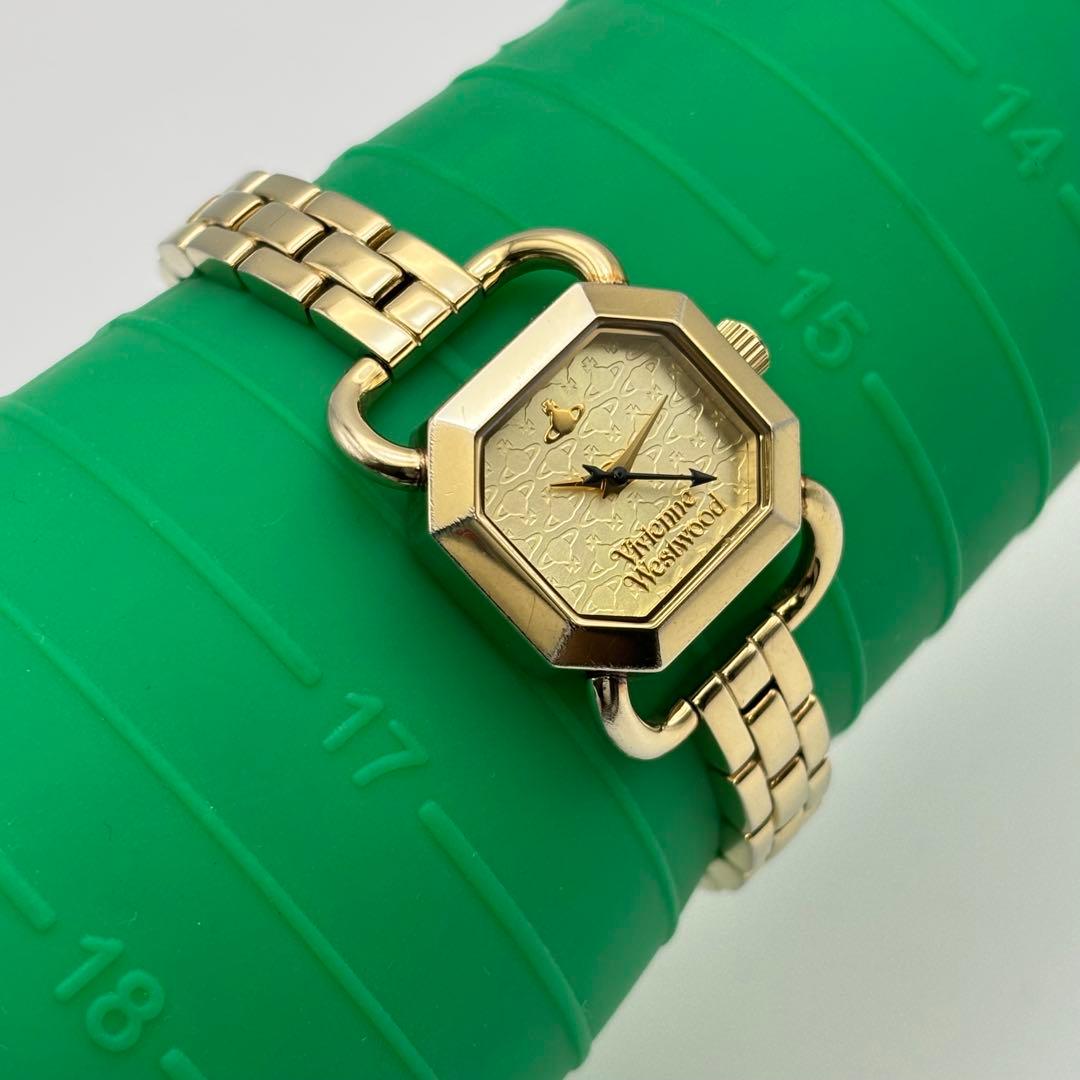 希少✨Vivienne Westwood ゴールド 時計 レディース オクタゴン
