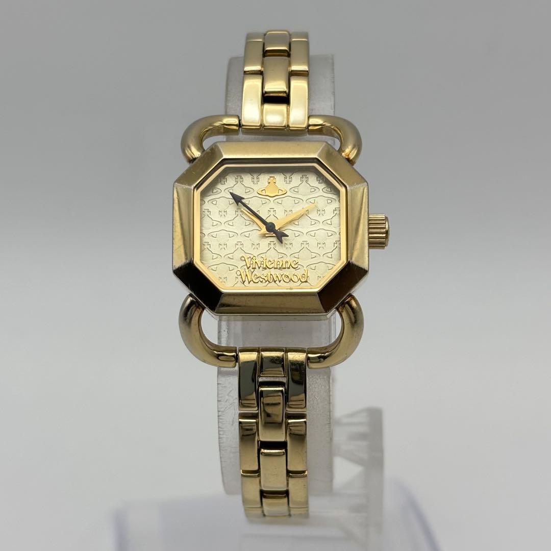 希少✨Vivienne Westwood ゴールド 時計 レディース オクタゴン