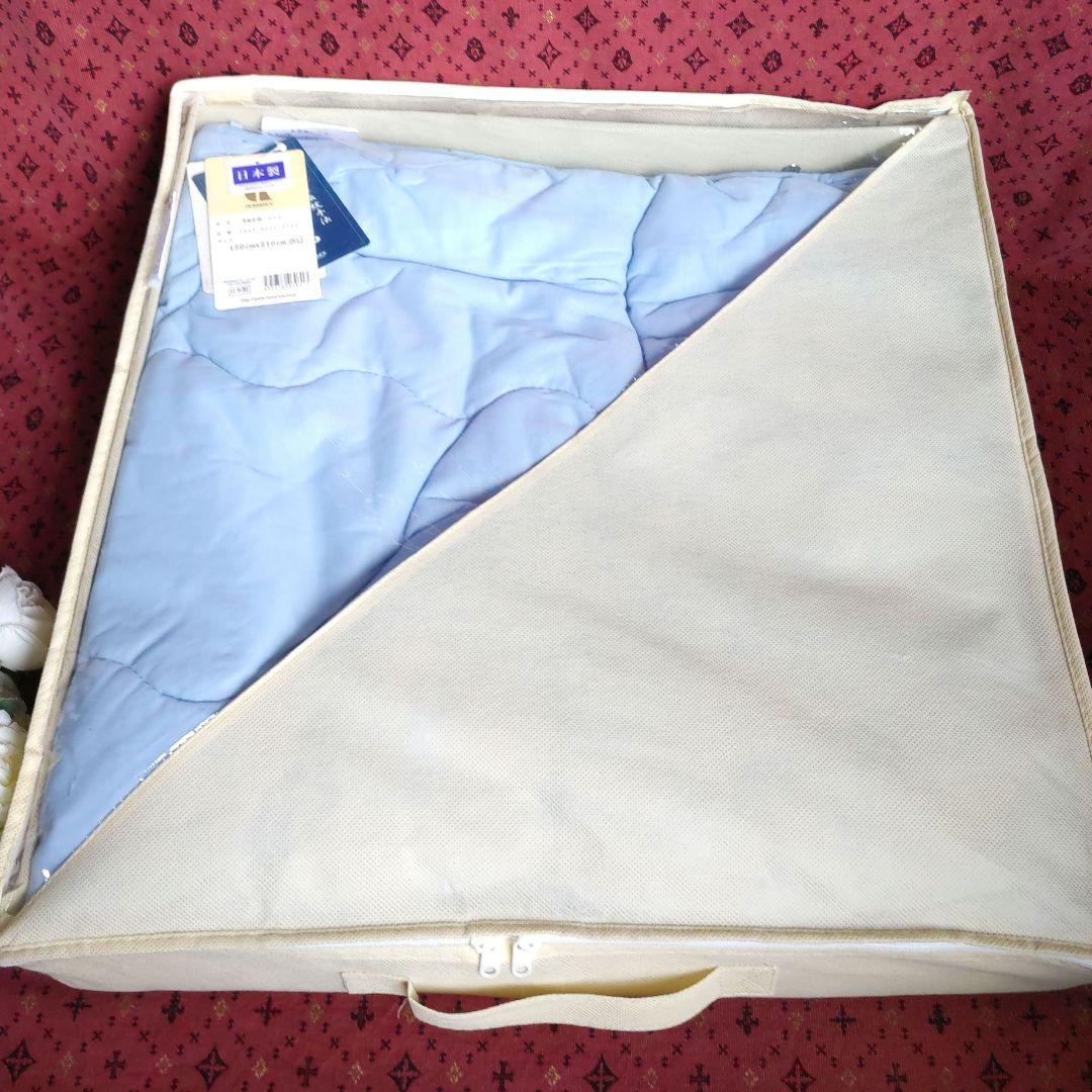 新品　ロマンス小杉　洗える近江手引き真綿　日本製　肌掛け布団　150㎝✕210㎝