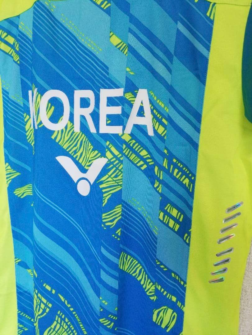 VICTORビクター 韓国代表 バドミントン 選手支給品 非売品 ゲームシャツ