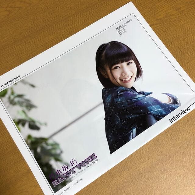 【送料無料】乃木坂46 北野日奈子さん掲載ページ（約A3サイズ）ポスターサイズ