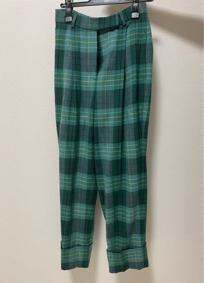 kate spade new york チェックパンツ