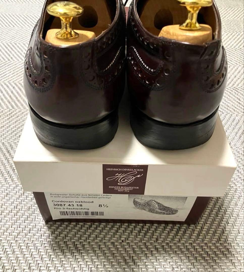 HEINRICH DINKELACKER コードバン シューズ 革靴