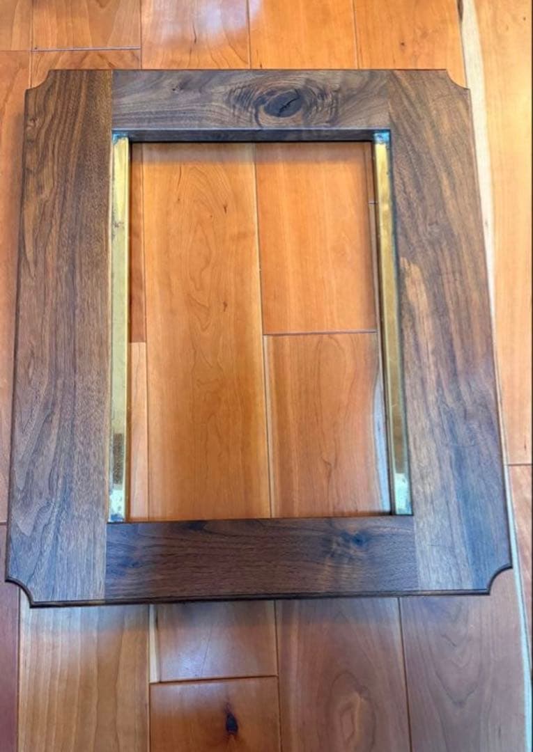 オールドマウンテン　ノラズフレーム　ウォルナット　真鍮プレート4枚、ケース付き