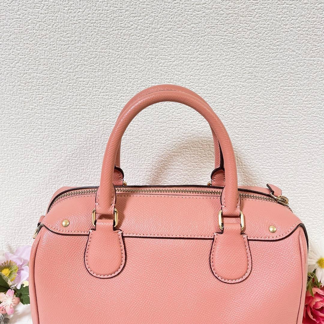 【極美品】コーチ ショルダーバッグ 2WAY ハンドバッグ ミニボストンバッグ