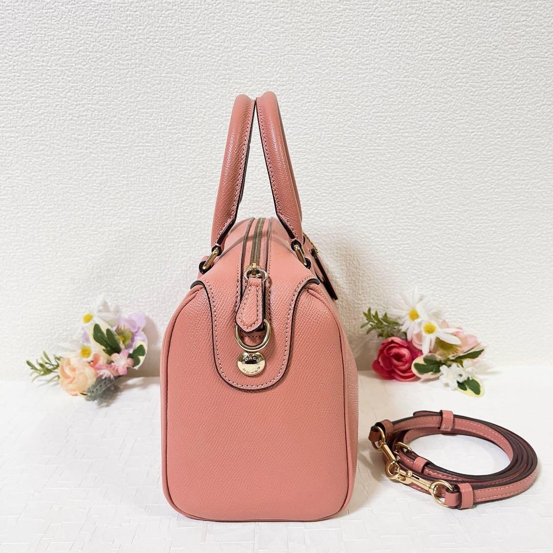 【極美品】コーチ ショルダーバッグ 2WAY ハンドバッグ ミニボストンバッグ