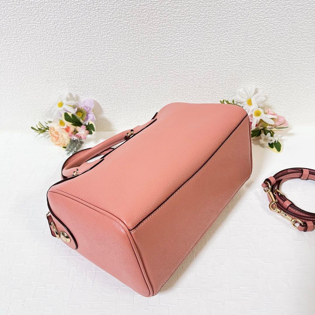 【極美品】コーチ ショルダーバッグ 2WAY ハンドバッグ ミニボストンバッグ