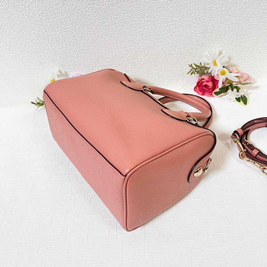 【極美品】コーチ ショルダーバッグ 2WAY ハンドバッグ ミニボストンバッグ