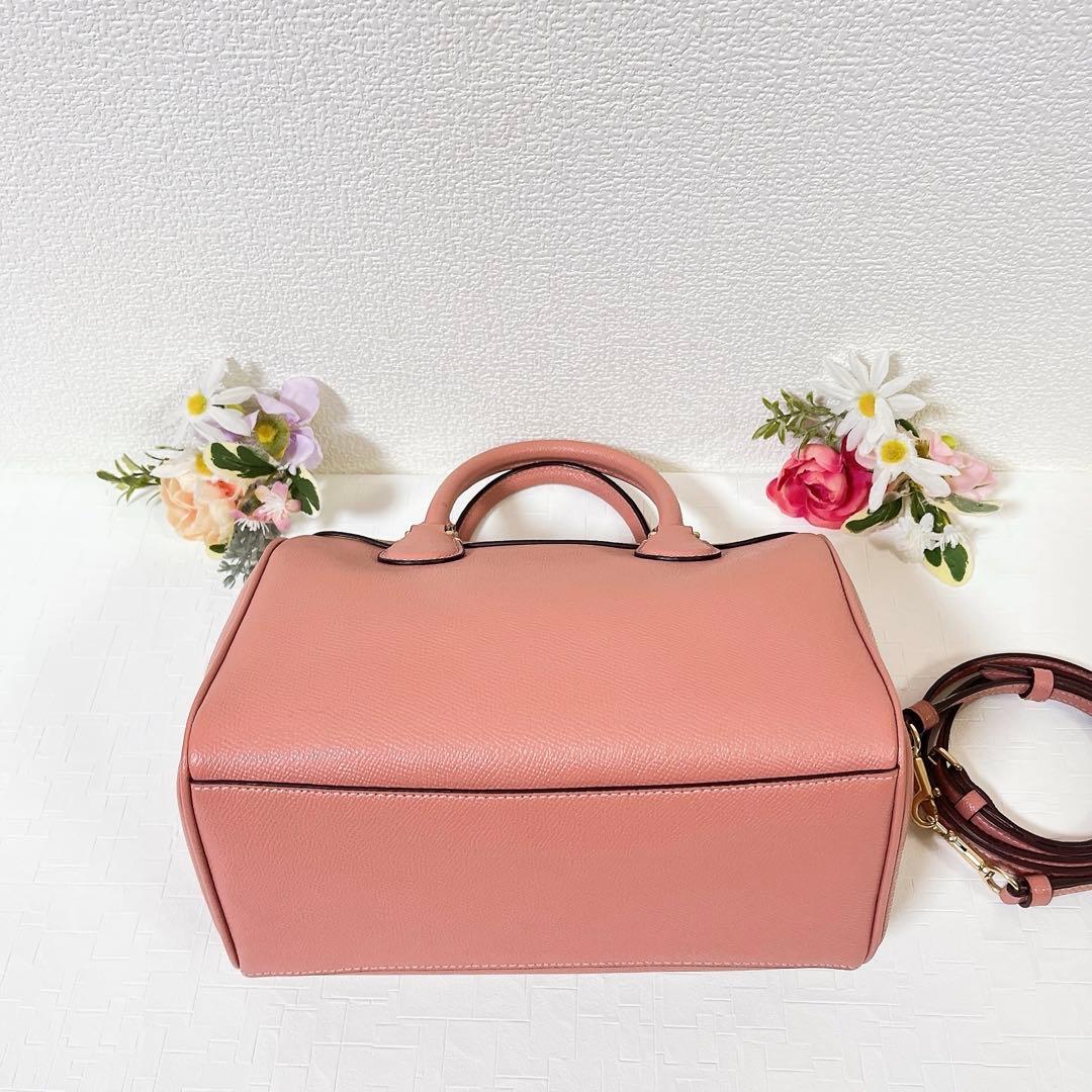 【極美品】コーチ ショルダーバッグ 2WAY ハンドバッグ ミニボストンバッグ