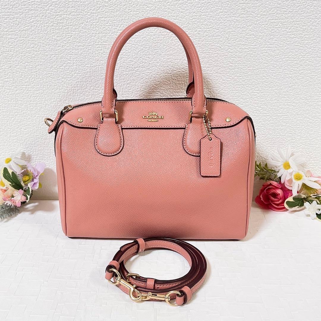 【極美品】コーチ ショルダーバッグ 2WAY ハンドバッグ ミニボストンバッグ