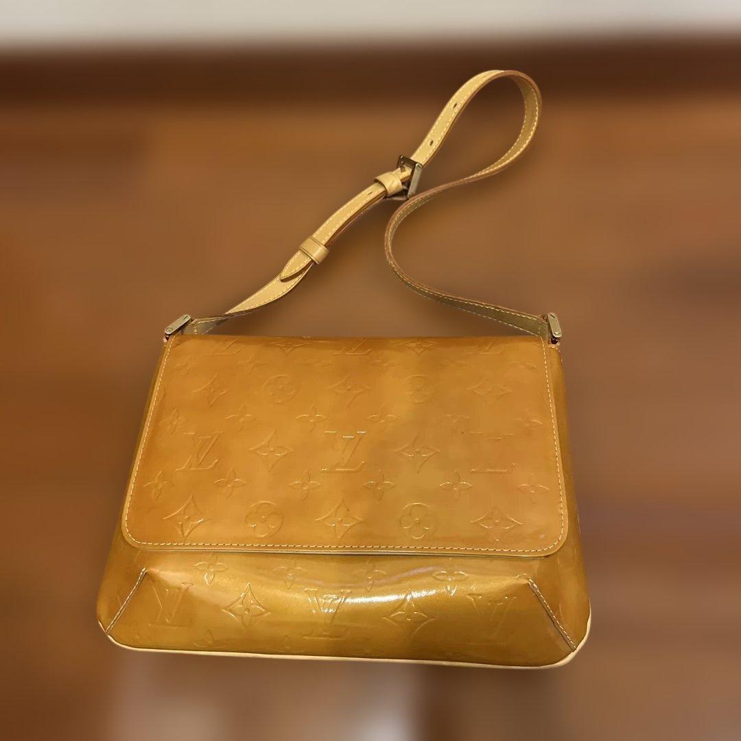 ルイヴィトン ヴェルニ ショルダーバッグ オレンジ