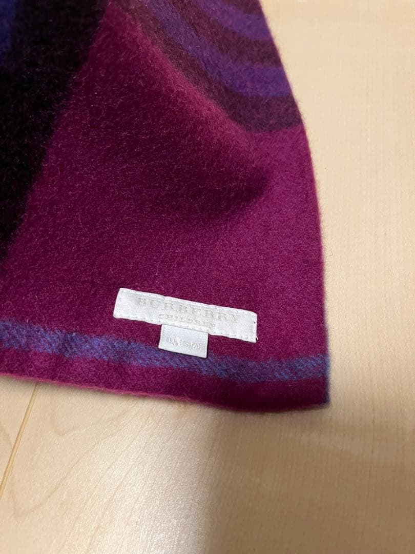 バーバリー　スヌード　ネックウォーマー　マフラー　カシミア100％　未使用に近い