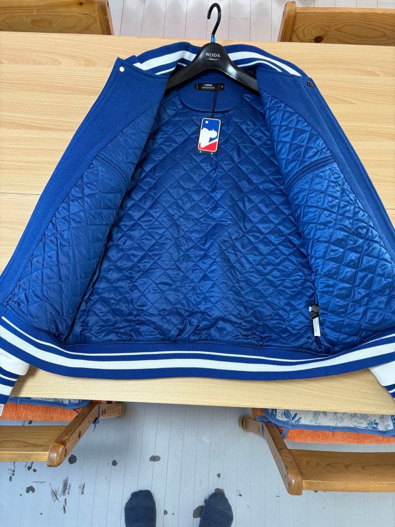 さ*)様 MLB公式 メンズ アウター ジャケット スタジャン ロサンゼルス・ド