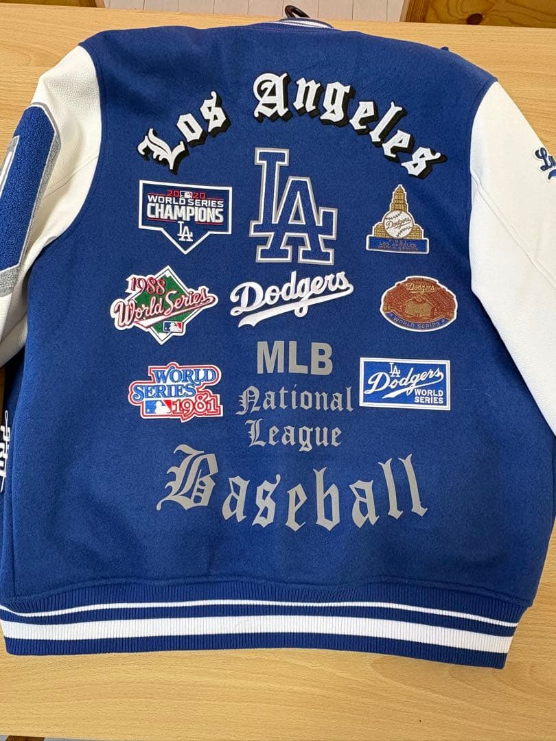 さ*)様 MLB公式 メンズ アウター ジャケット スタジャン ロサンゼルス・ド