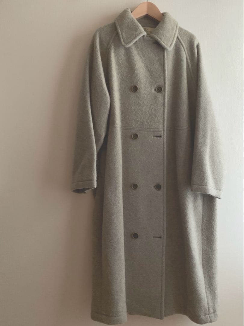 nest robe◻︎シェットランドシリーズ◻︎ウール ダブルブレステッドコート