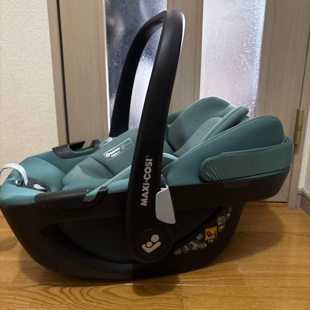 ♡極美品‼️♡ 日除付き　マキシコシ ペブル 360 エッセンシャルグリーン