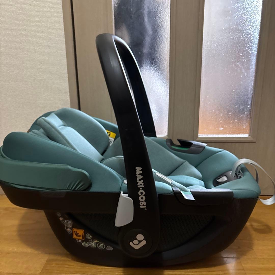 ♡極美品‼️♡ 日除付き　マキシコシ ペブル 360 エッセンシャルグリーン