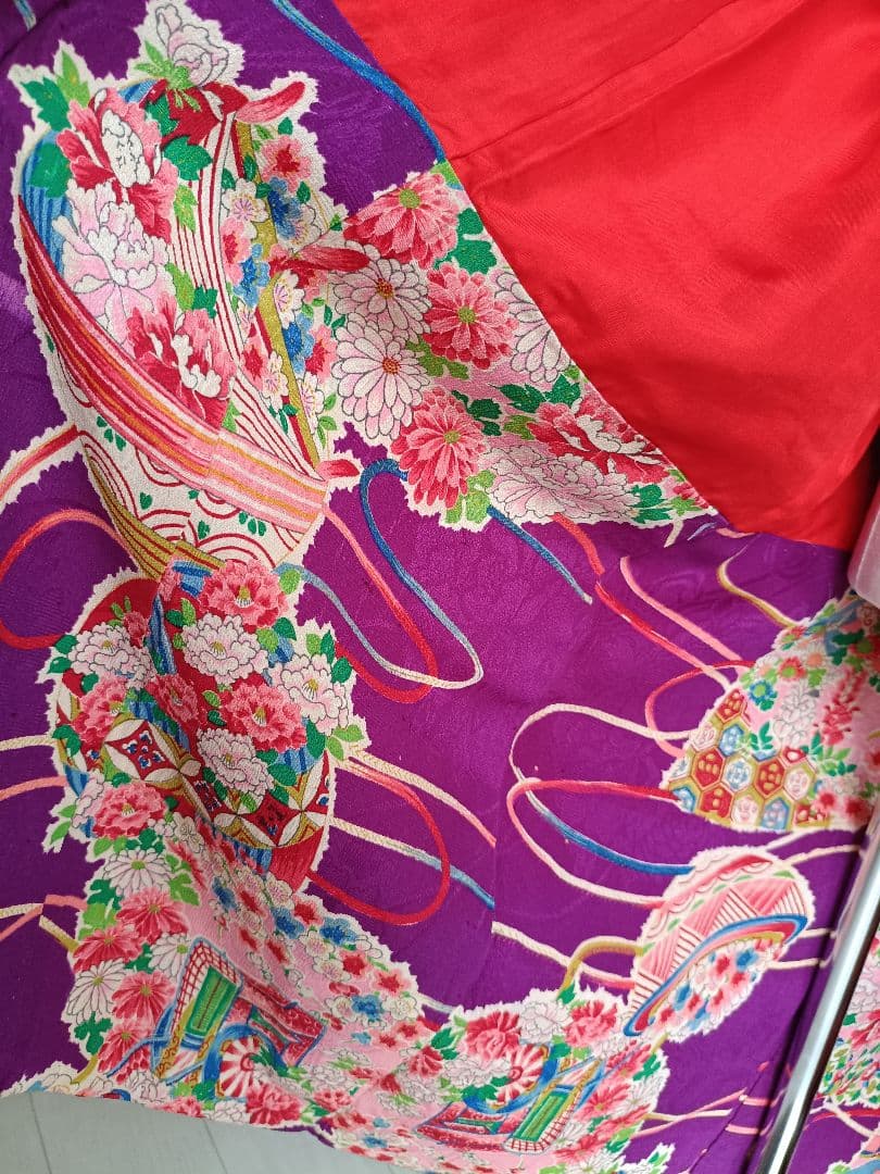 専用です☆アンティーク紫色着物単品☆3歳から５歳七五三女の子