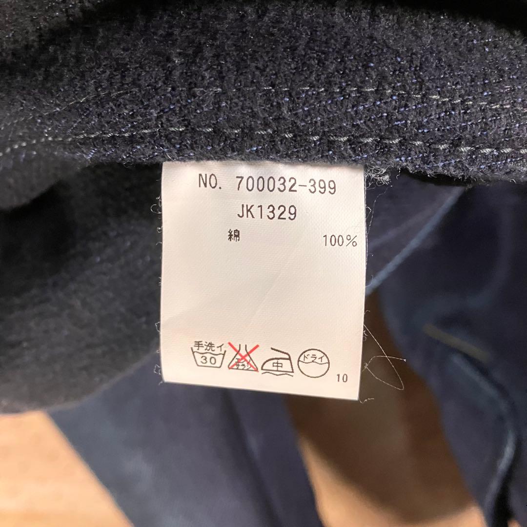 BLUE BLUE ブルーブルー デニムPコート 濃紺 日本製 美品 2