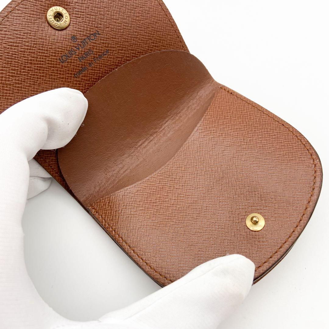 【美品】ルイヴィトン ケース モノグラム ポルトモネ グゼ 小銭入れ