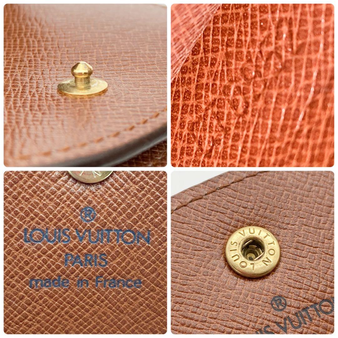 【美品】ルイヴィトン ケース モノグラム ポルトモネ グゼ 小銭入れ