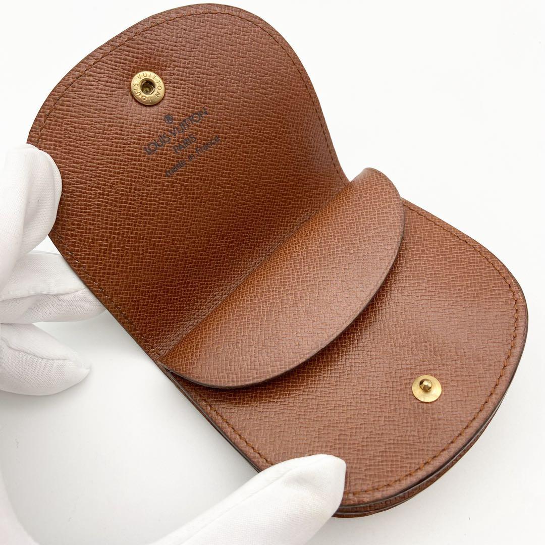 【美品】ルイヴィトン ケース モノグラム ポルトモネ グゼ 小銭入れ