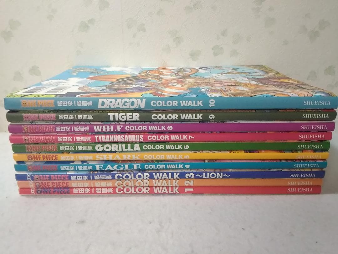全付録有 ワンピース尾田栄一郎画集COLOR WALK 10冊ONE PIECE