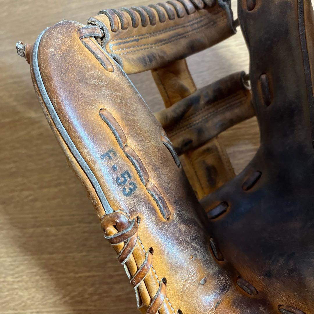 実使用 支給 ZETT プロステイタス 一般硬式 グローブ グラブ 内野用 良品