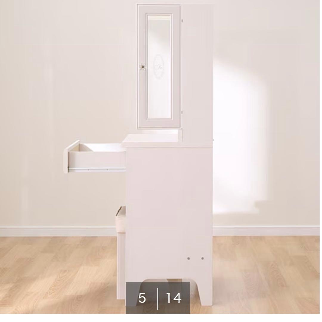 【2月末まで！】ニトリ ドレッサー 鏡台 白