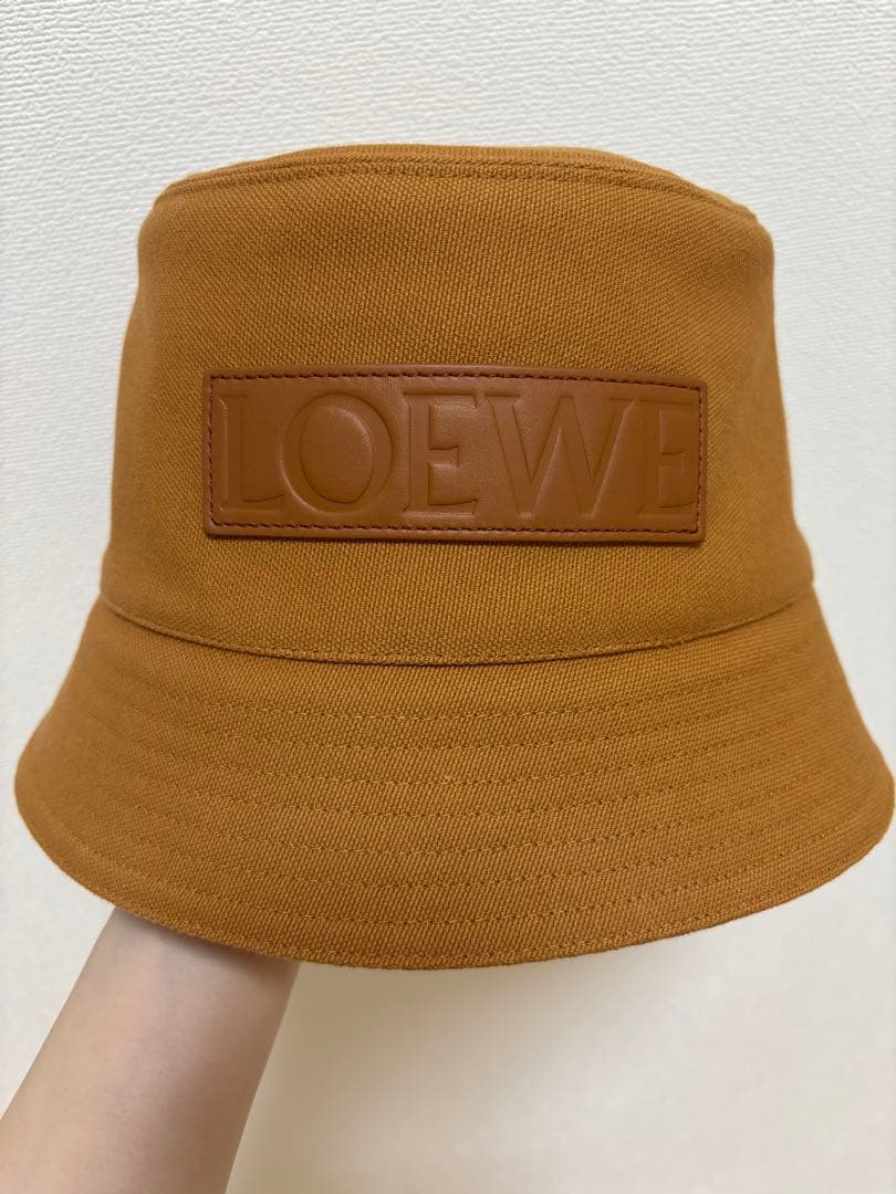 m*u様 LOEWE バケットハット　キャメル系カラー期間限定値引き