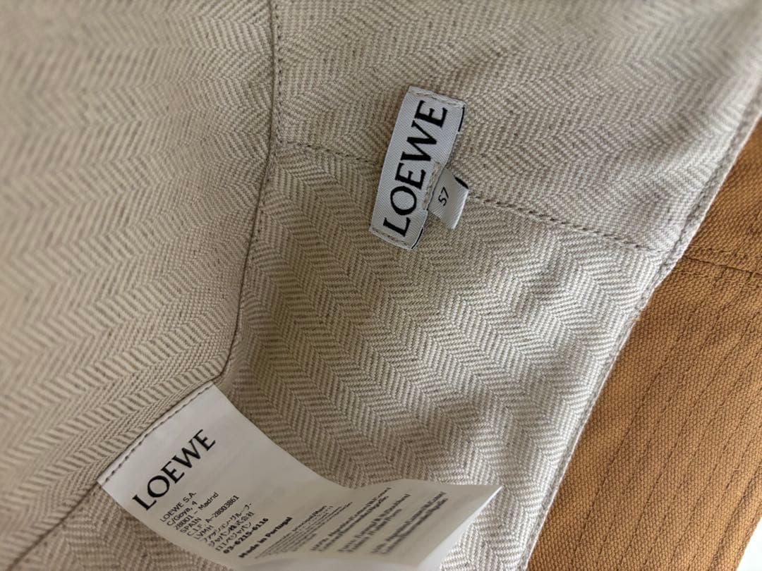 m*u様 LOEWE バケットハット　キャメル系カラー期間限定値引き