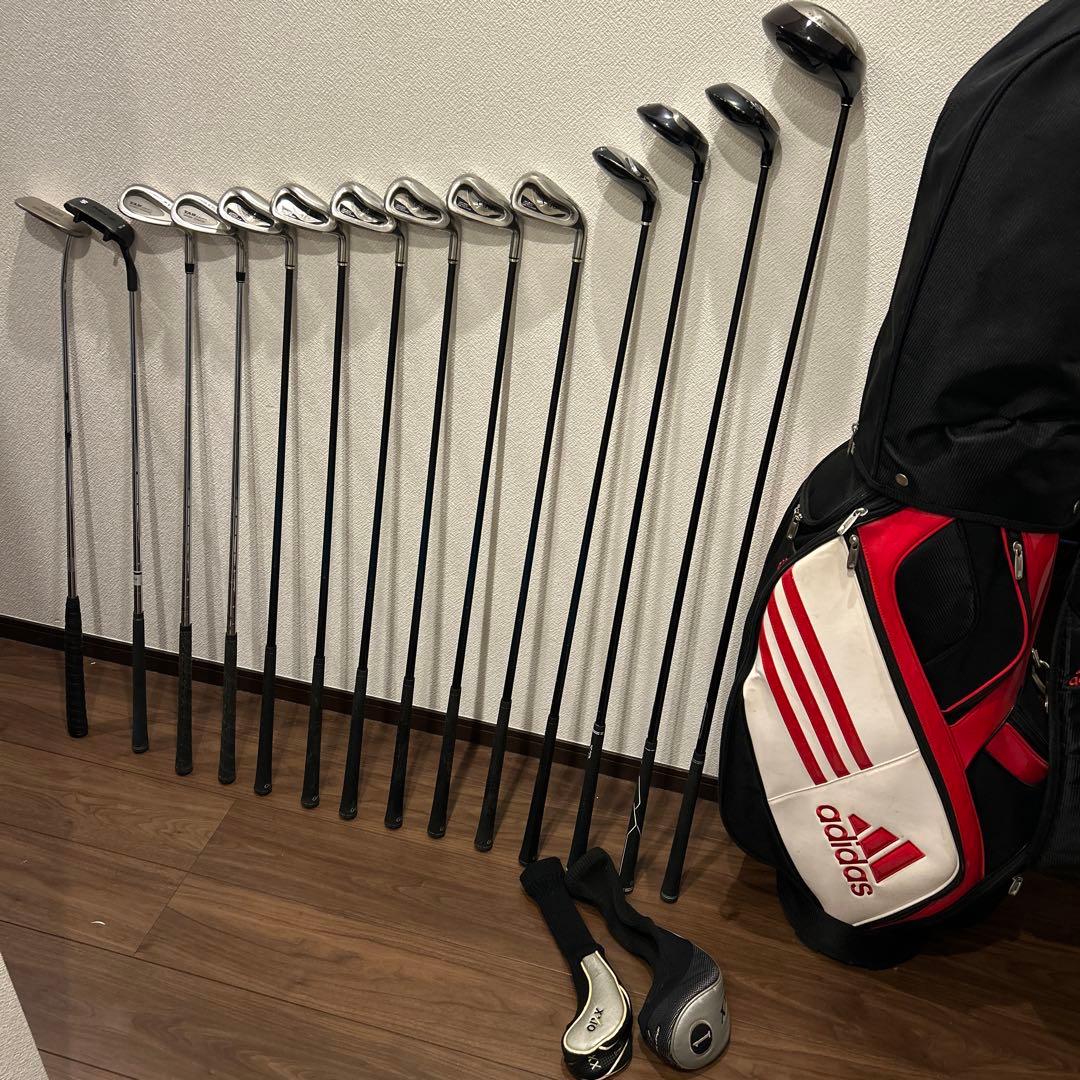 ゼクシオ他　メンズ R 14本　右利き　ゴルフクラブセット