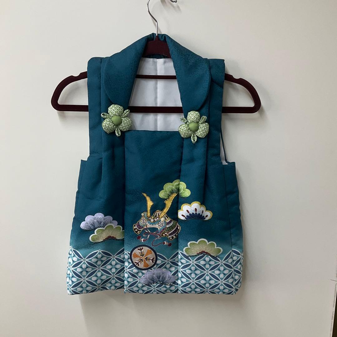 【中古】七五三　被布　男の子　D-1147