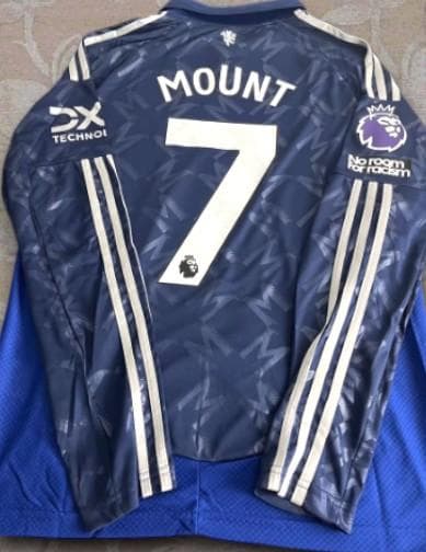 24/25 マンU アウェイ 長袖 ユニフォーム 7番 メイソン・マウント