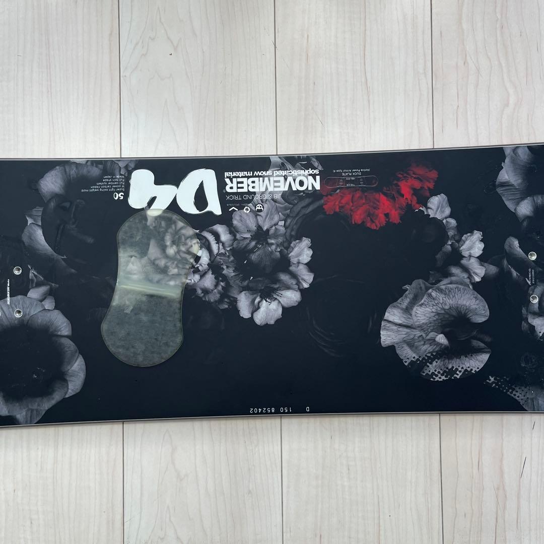 18-19NOVMBR D4オガサカ 国産スノーボード板　美品❗️150センチ