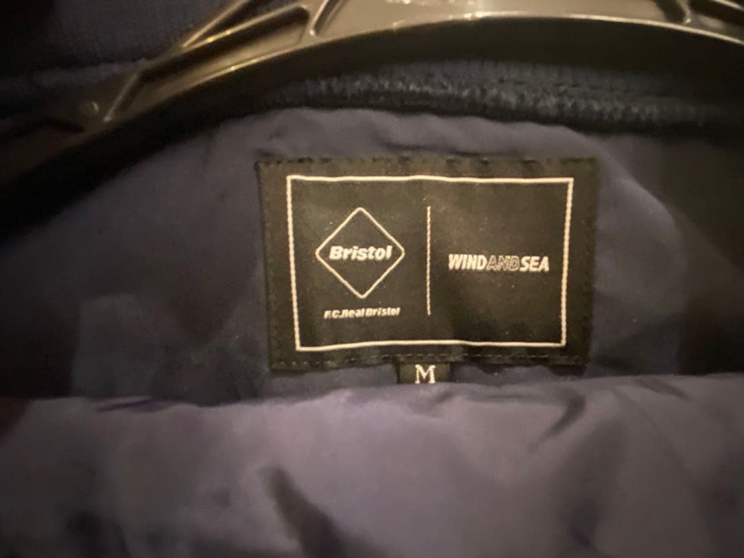 WIND AND SEA FCリアルブリストルセット アップ、ネイビーMサイズ