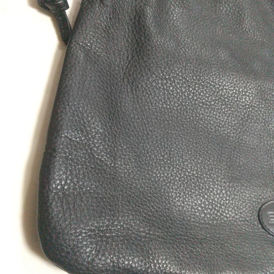 美品 SOMES SADDLE ソメスサドル ロゴ入り 巾着 男女兼用 バッグ