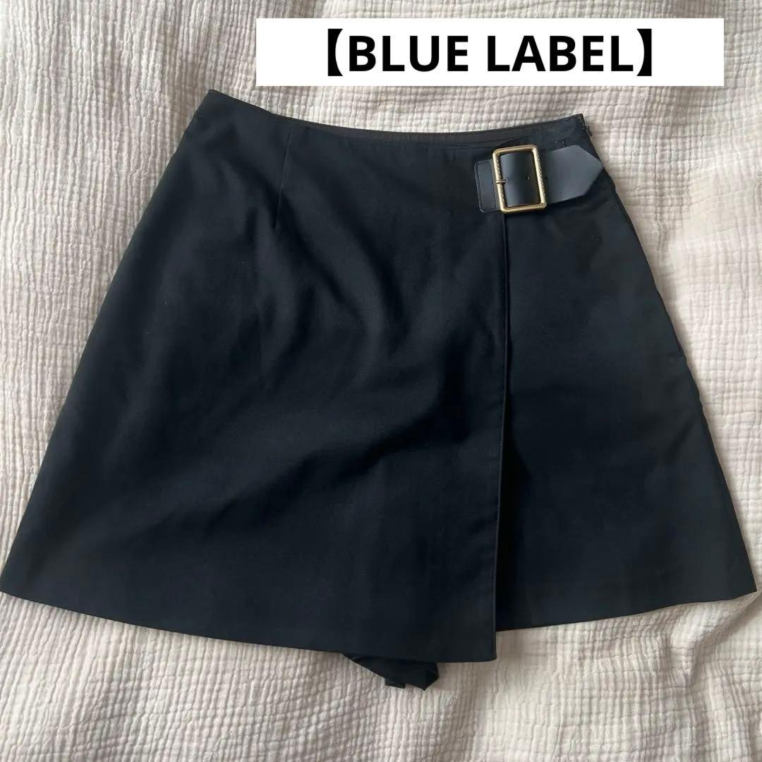 【BLUE LABEL】ミニキュロット金色バックル付き
