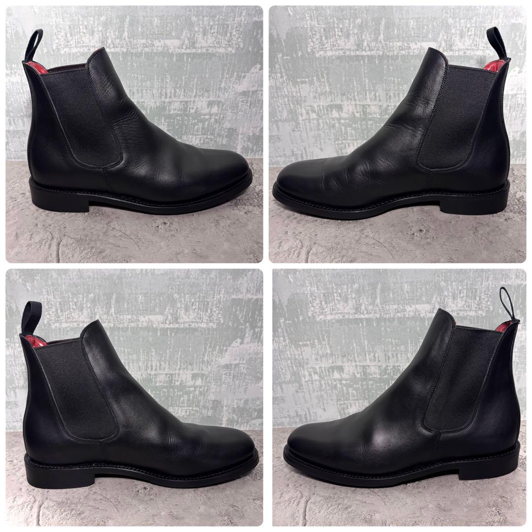 【パンダ！】サンダース SANDERS サイドゴアブーツ 黒 8.5