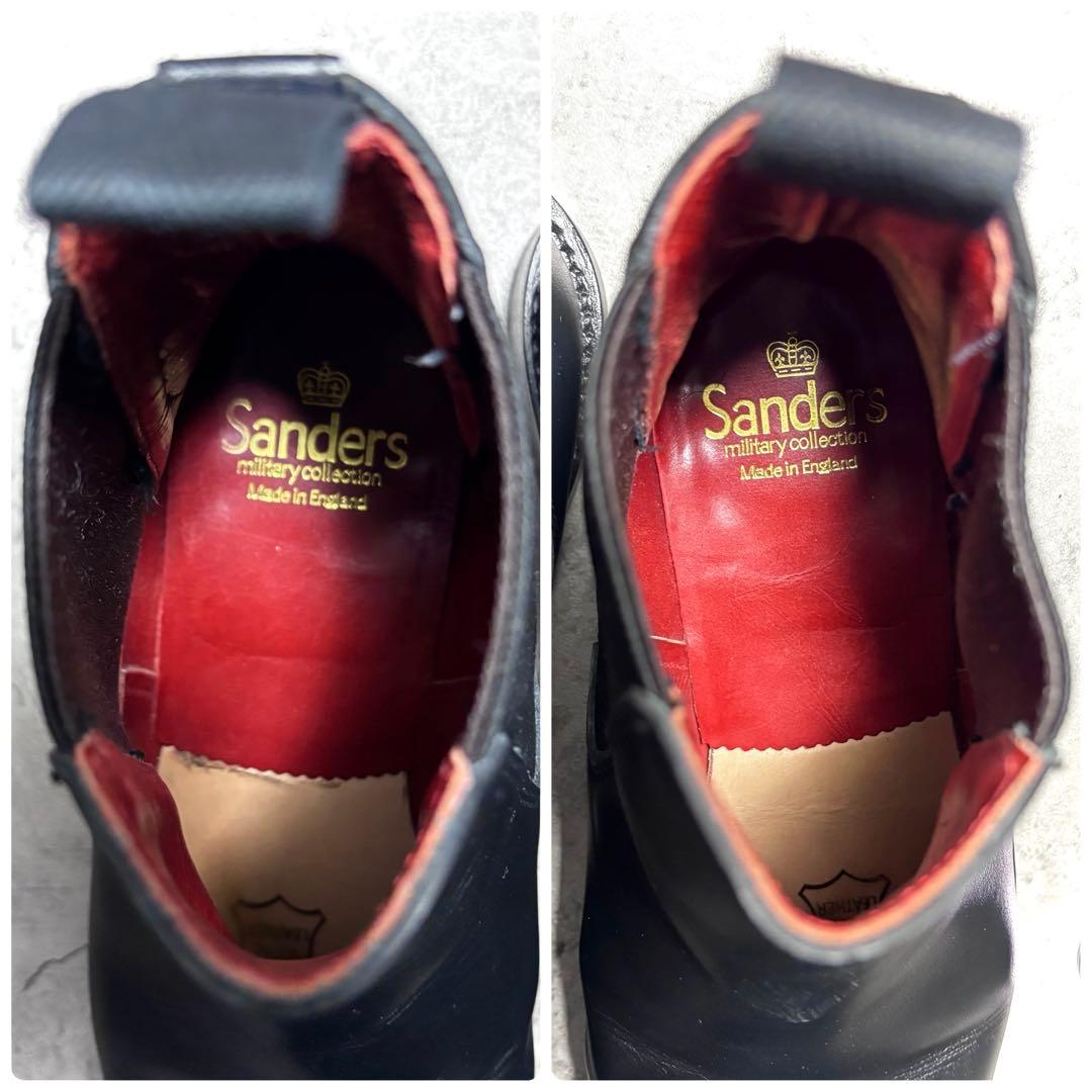 【パンダ！】サンダース SANDERS サイドゴアブーツ 黒 8.5