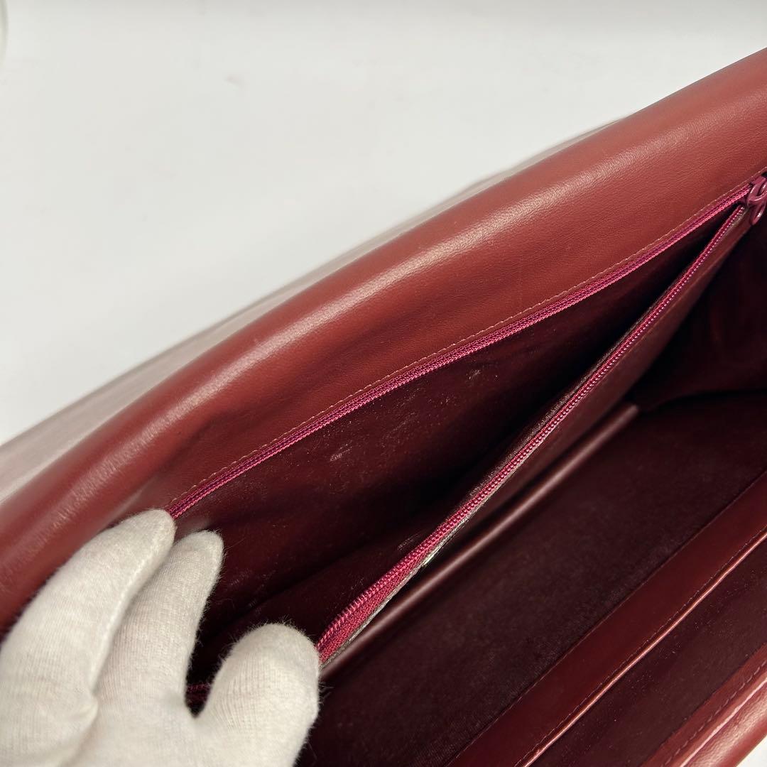 【美品✨️】Cartier カルティエ ショルダーバッグ マストライン フラップ