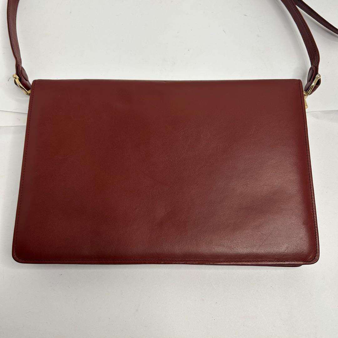 【美品✨️】Cartier カルティエ ショルダーバッグ マストライン フラップ