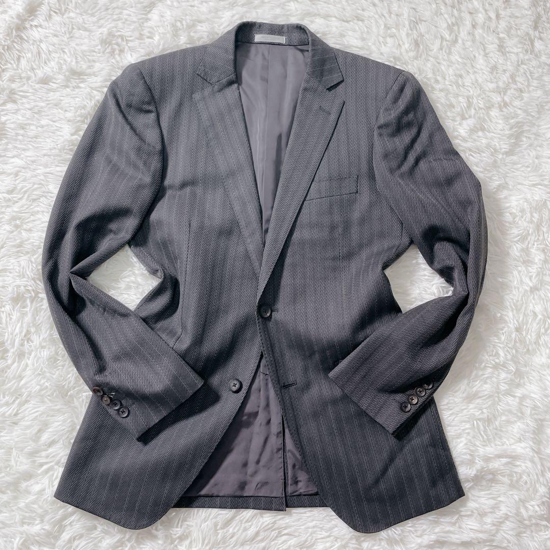 美品✨MEN’S TENORAS スリーピース スーツ 日本製 シルク 光沢 M