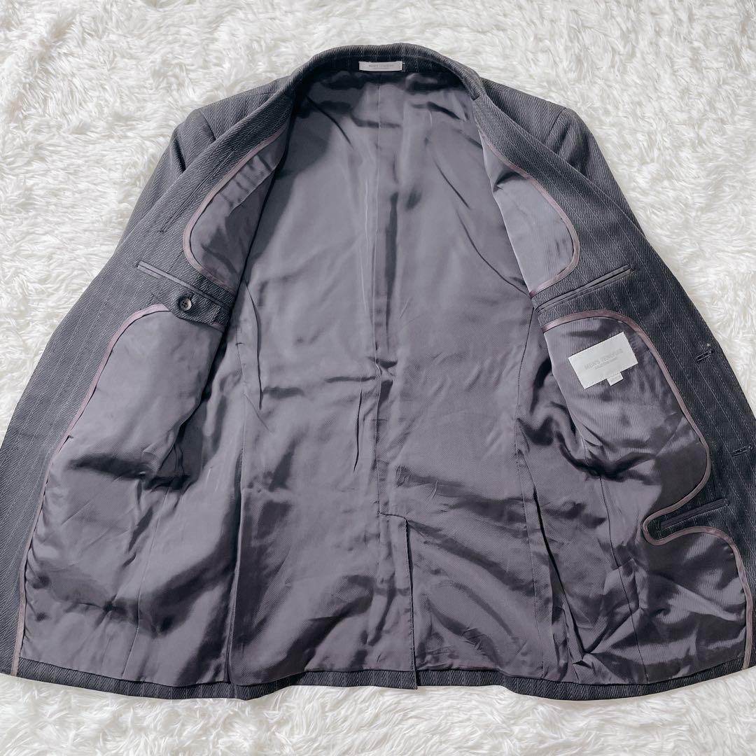 美品✨MEN’S TENORAS スリーピース スーツ 日本製 シルク 光沢 M